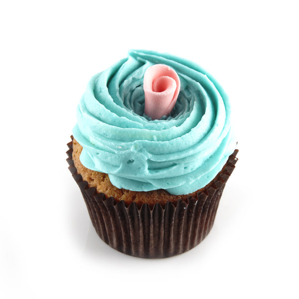 Signature Vanilla Cupcake (Blue)