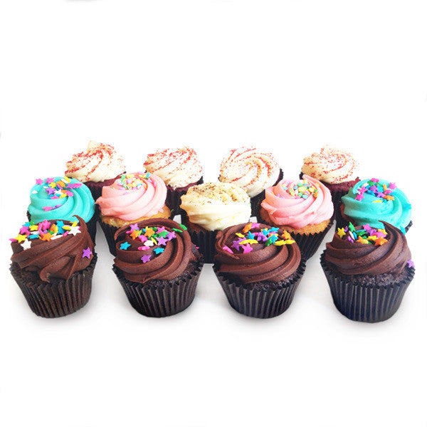 13 Mini Signature Cupcakes - Mixed Box